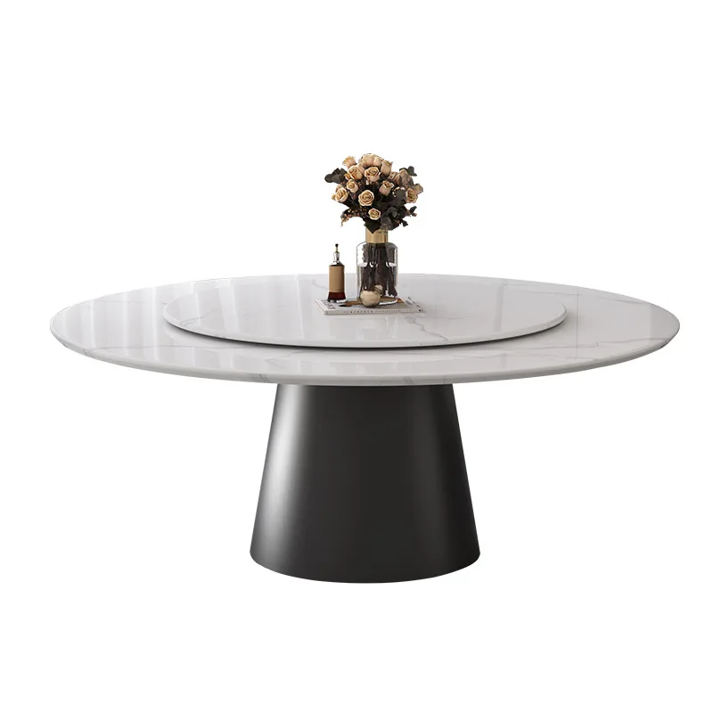 

*For modern dining table with chairs modern with laziness Susan optional color dining table set marble