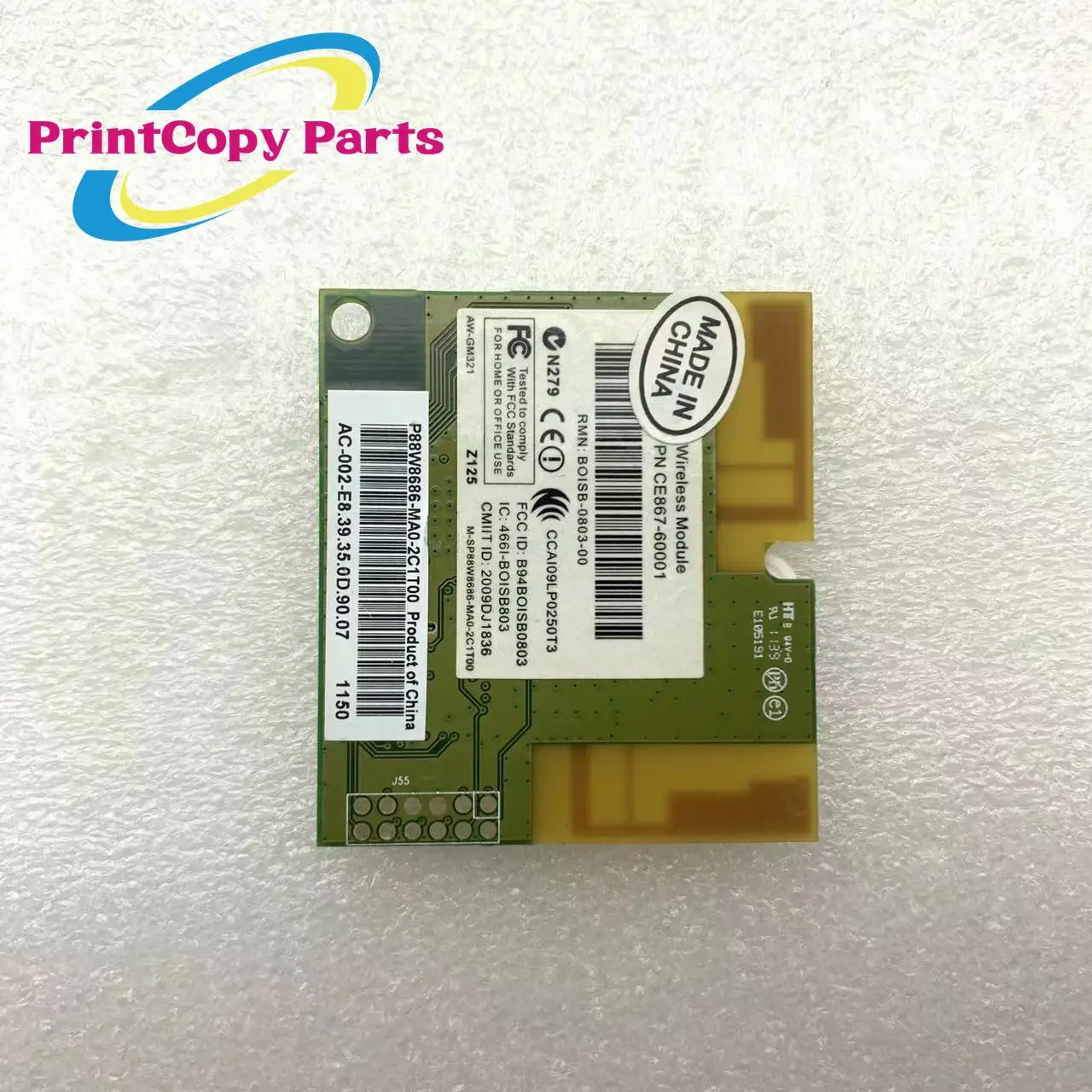 1PC Original CE867-60001 Wifi Board Wireless PCA for HP 1102W  P1102W 3 Months Warranty Printer Parts