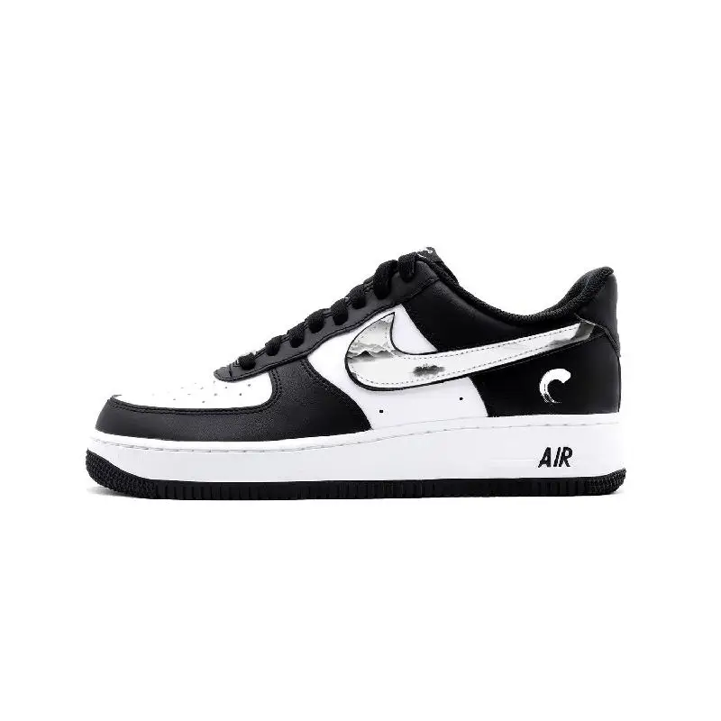 

[Спилотная лодка на заказ] Низкие лодки Nike Air Force 1 Low Lone Boat Низкие туфли для скейтборда Унисекс Белый Черный