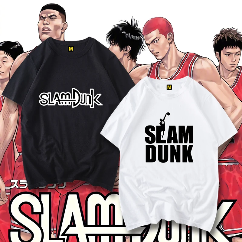 

Motorcycle Trendy Brand Sports Men's Short-Sleeved T-Shirt Fashionable Casual Outdoor T-Shirt Summer Printed slamdunk T-Shirt