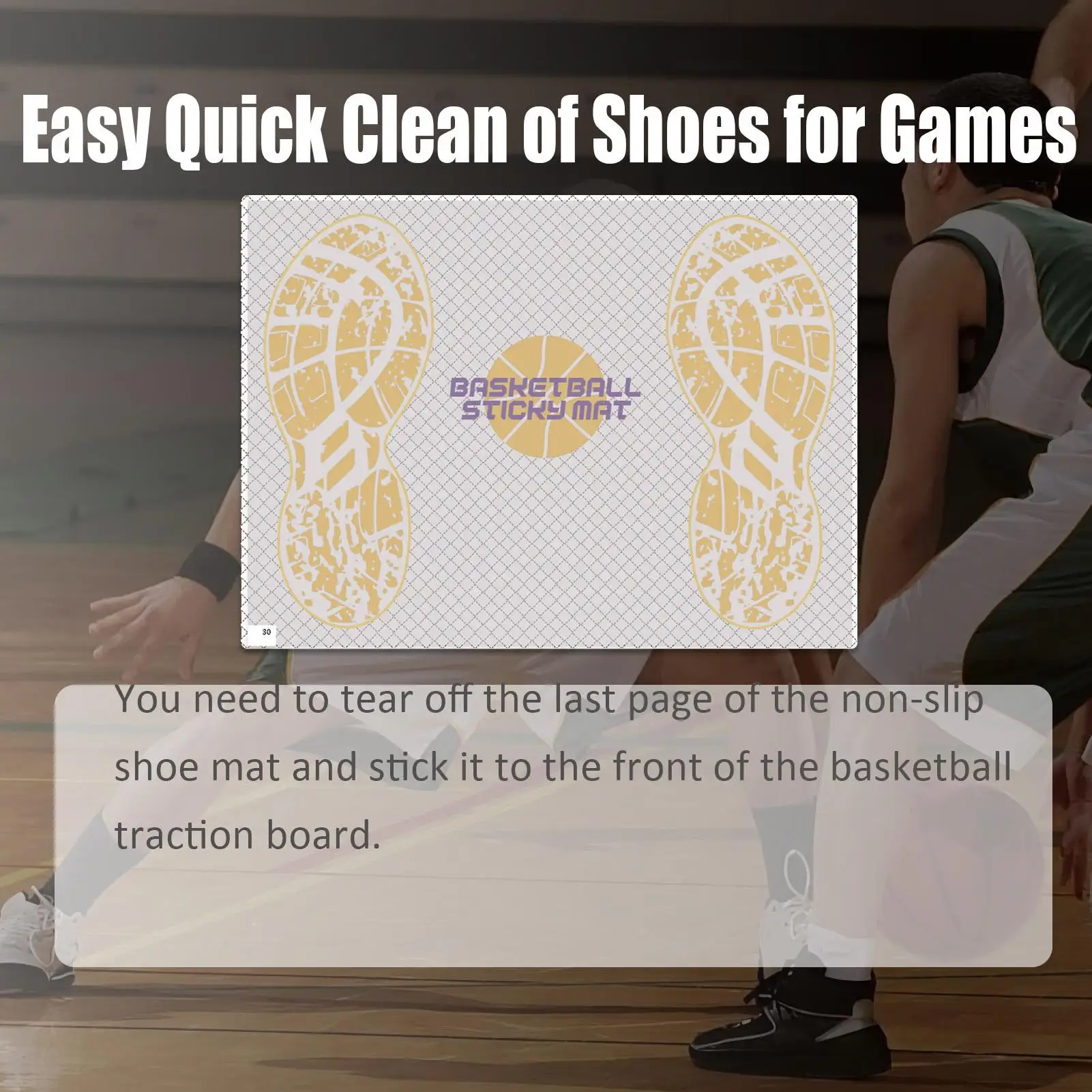 الحصير لزجة للأحذية كرة السلة الحصير لزجة للأحذية عدم الانزلاق 45x33 سنتيمتر كرة السلة حذاء قبضة الوسادة ﻿