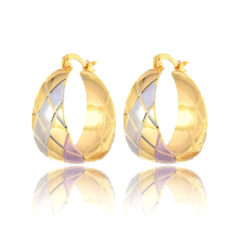 

Vintage 18K Gold plated Small Round Hoop Earrings Hook Type Gold Womens Fashion Jewelry Wedding Birthday Holiday Gift