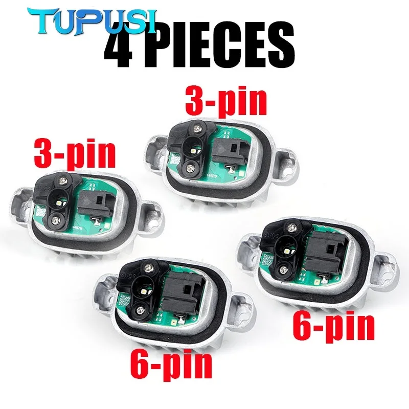 

White DRL LED Angel Eye Module Board for BMW 1 series LCI 114d 118d 120i LED Headlight Daytime Running Lights Lamp 63117428425