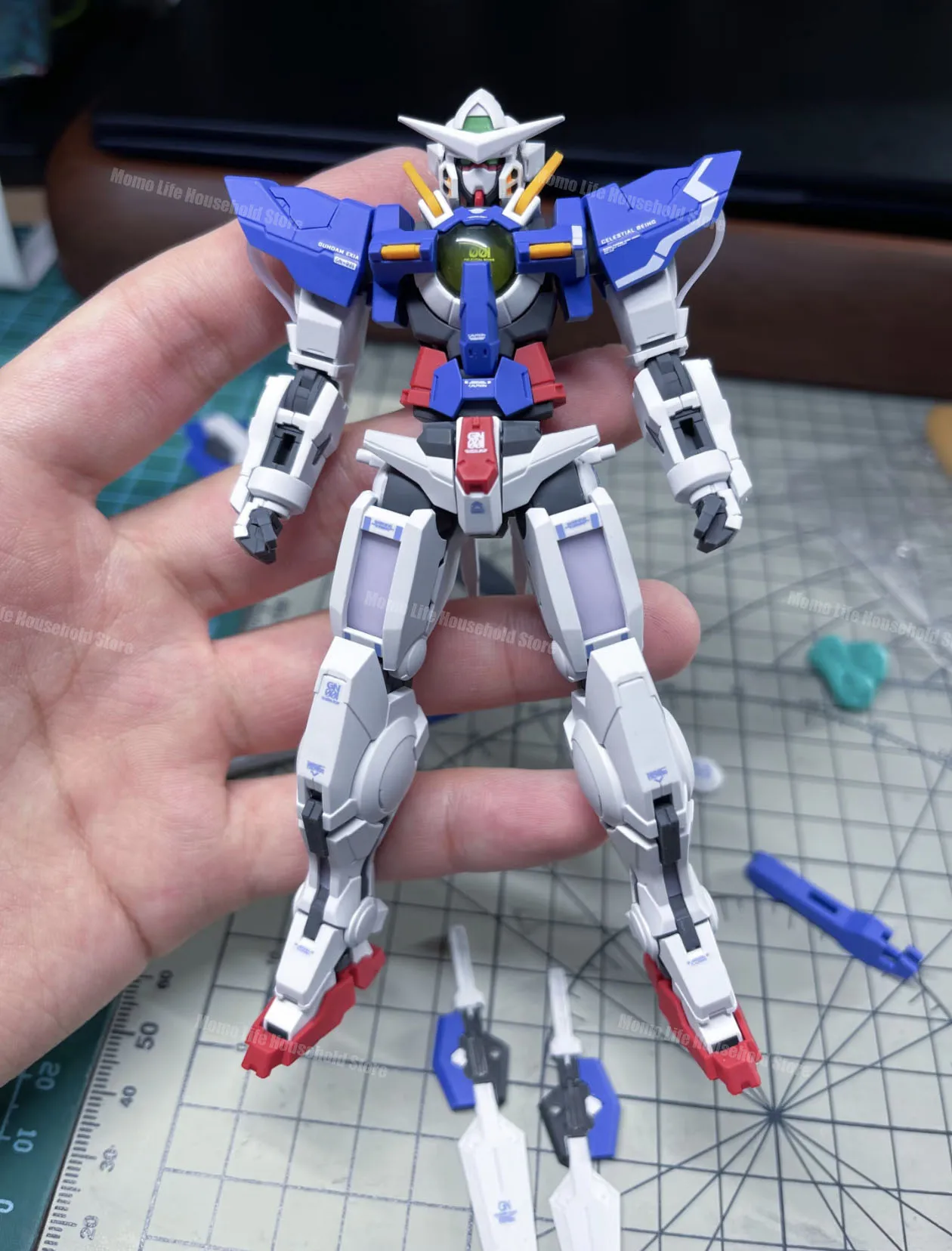 متوفر GBC نموذج HG 1/144 Gn-001 Exia MB نمط التجمع نموذج أطقم أنيمي المنقولة عمل الشكل روبوت البلاستيك نموذج الهدايا اللعب #4