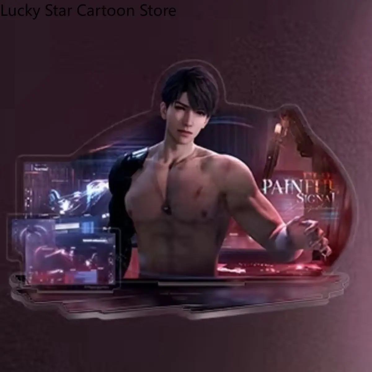 ハロウィンギフトゲーム愛とディープスペースザビエル・ゼイン・ラファエル・シリウス・ケイブルスクリーンアクリルスタンドデスク装飾コスプレスタンディングサイン