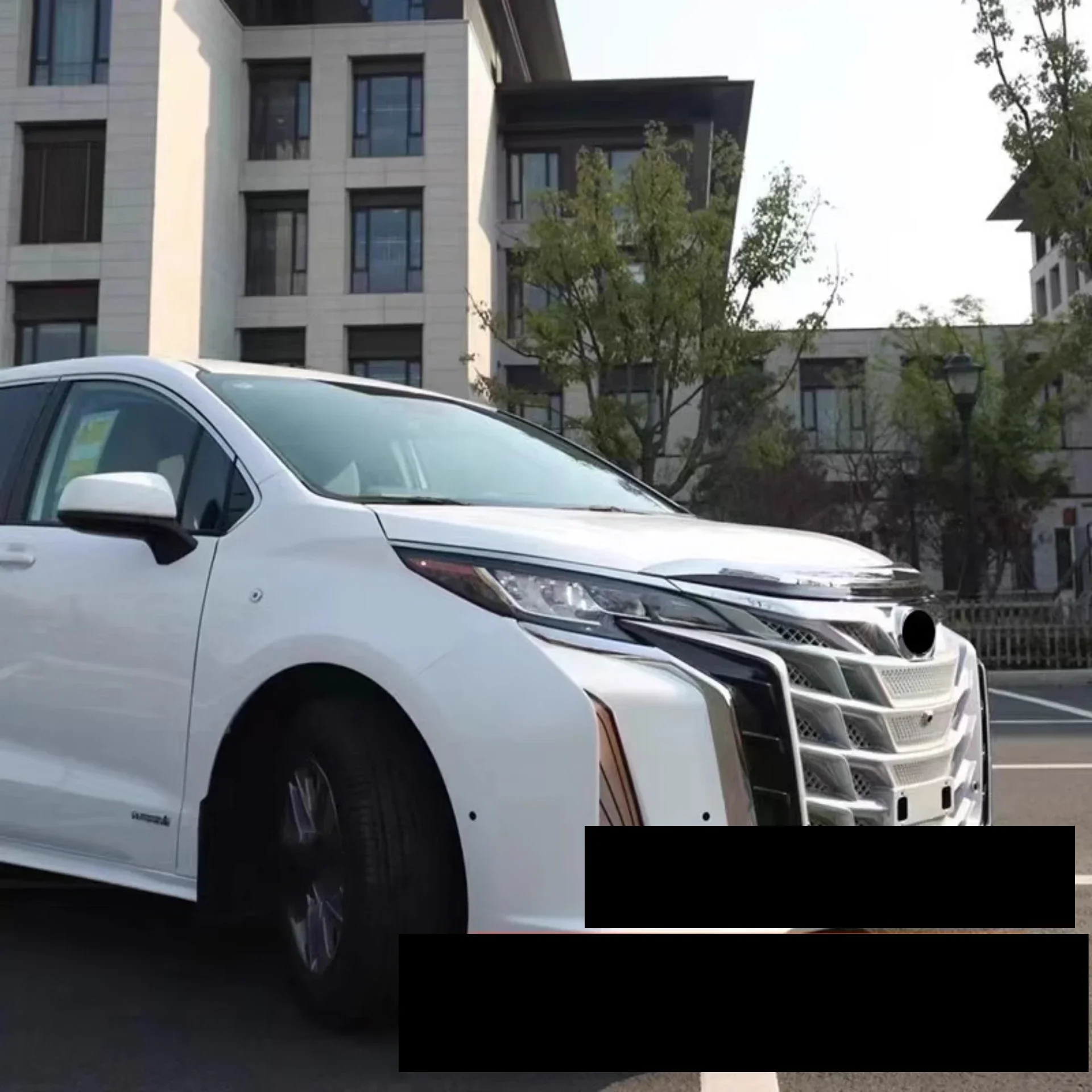 Body Kit Front Rear Bumper Assembly Grille for Toyota Sienna 2022 Convert Surround Car Accessories - view 4