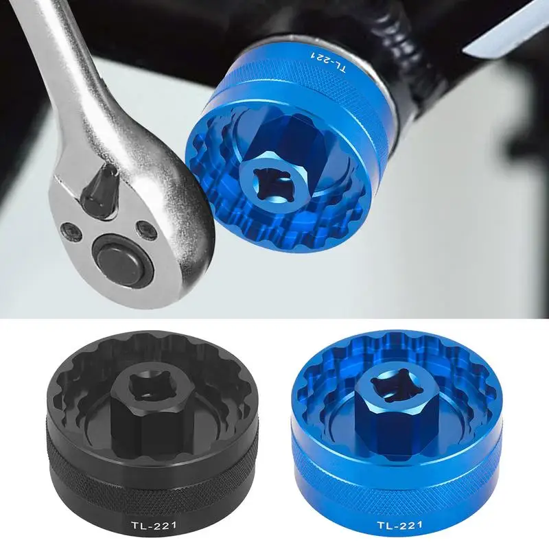 Bottom Bracket Tool 5 In 1 Freewheel Remover Tool Bottom Bracket Wrench Pedal & Freewheel Remover Repair Accessories For Cycling