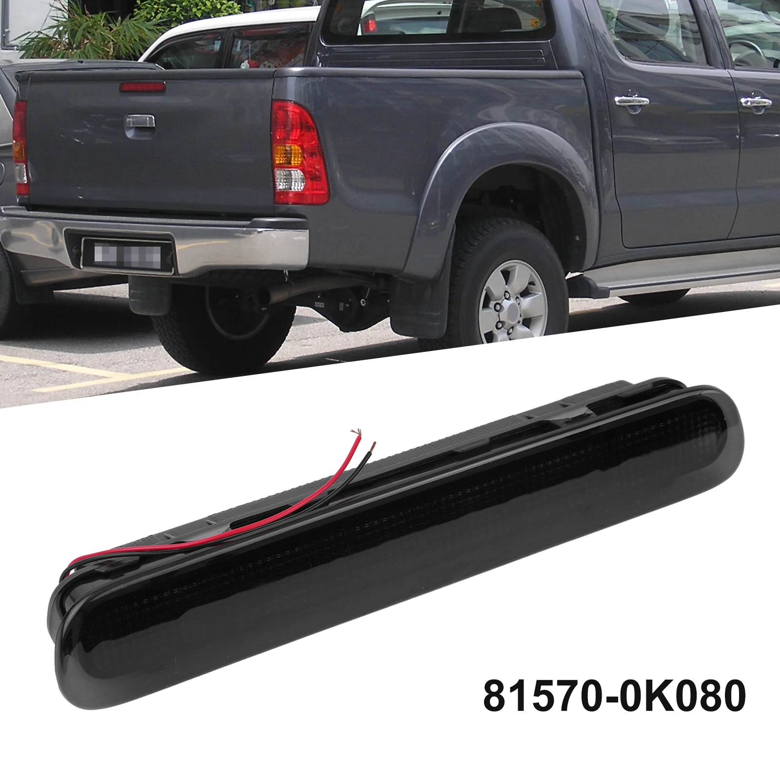Garden Indoor Third Brake Light Brake Light 1 Pc 81570-0K080 Accessories Direct Fit Electric Components Plastic