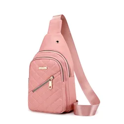 Chest Bag for Women New Casual Fashion Nylon Bag Lightweight Crossbody Bag Female Backpack Small Shoulder Chest Bag