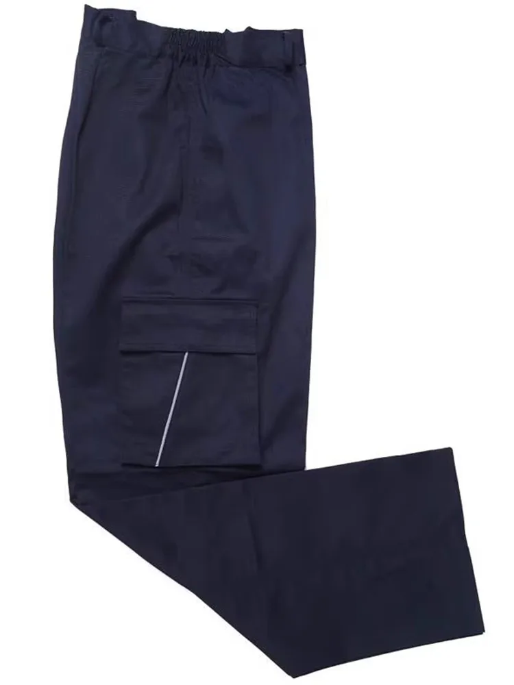 

Свободные рабочие брюки из чистого хлопка для мужчин, сварочная автоматическая ремонтная одежда, прочная износостойкая весна-лето A...