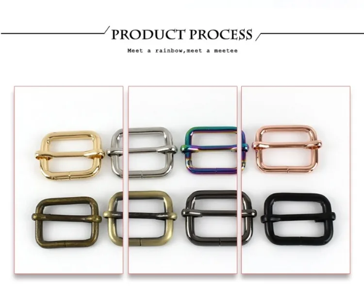 10Pcs 13-50mm Metal Tri Glide Slider Buckles Webbing Strap Adjuster for Backpack Luggage Belt Connect Clasp Hardware Accessories