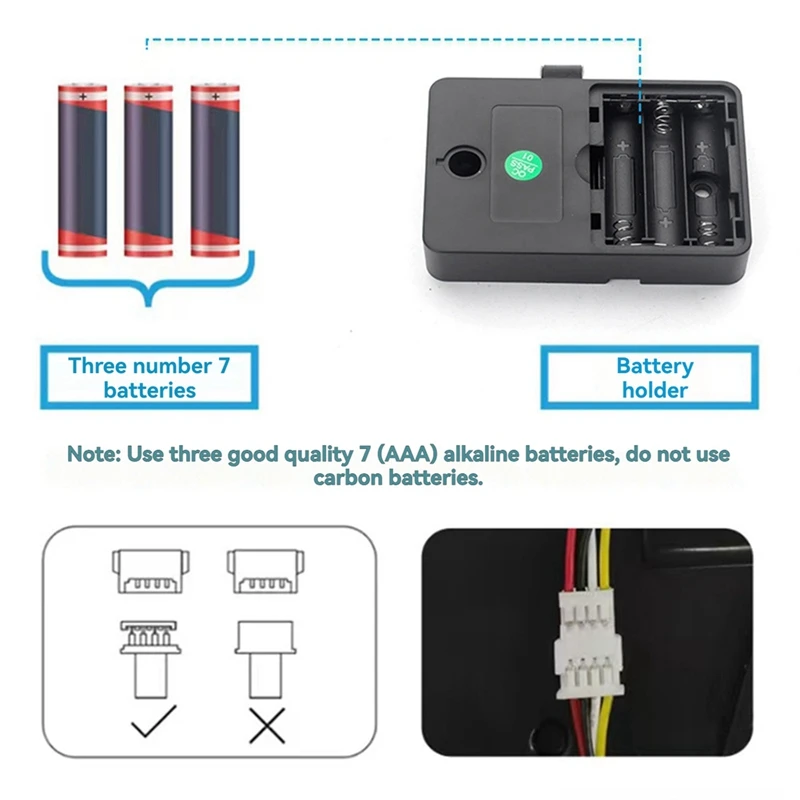 ABNO-Smart Fingerprint Drawer Lock Cabinet Furniture Electronic Keyless Induction Lock Locker Anti-Theft Password Lock