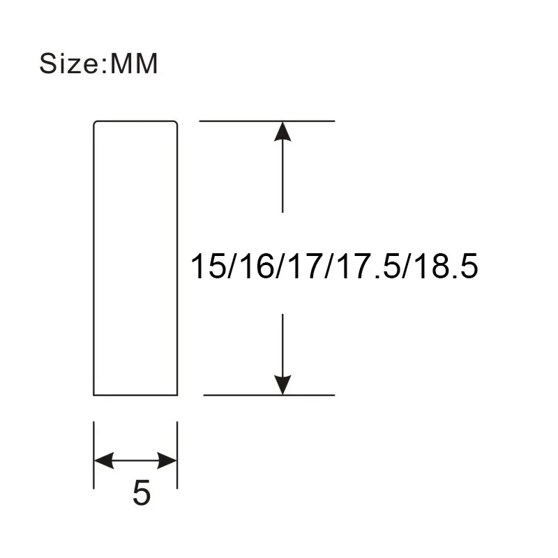 60Pcs Alnico 2 Polepiece Slug D5x15/16/17/17.5/18.5mm Electric Guitar Bass Pickup Slug Pole Pickup Magnet Slug Rods