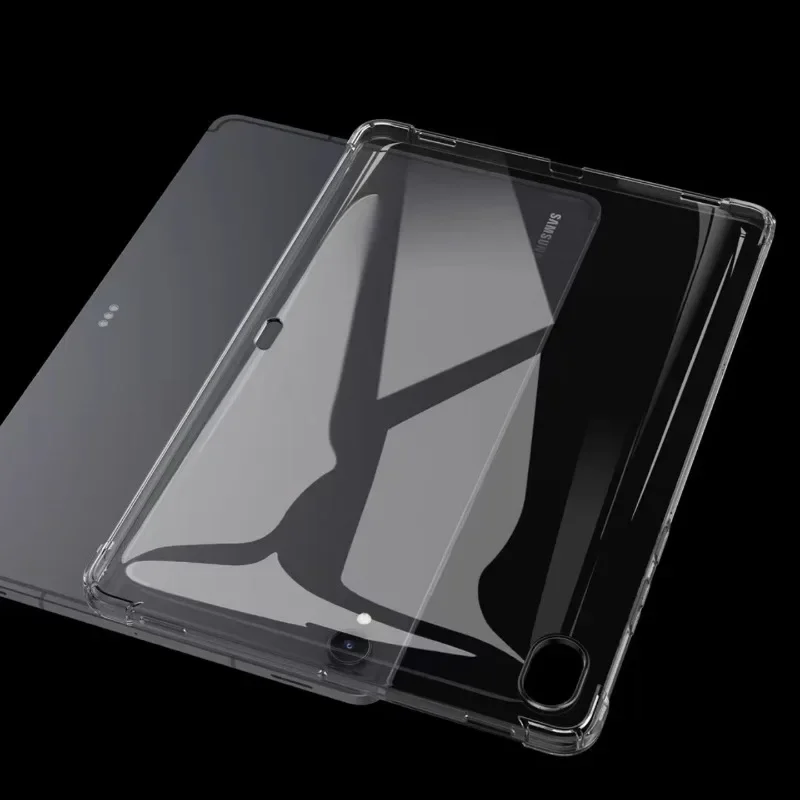 لسامسونج غالاكسي تبويب S11 11 بوصة S10 لايت 10.9 2025 وسادة هوائية مضادة للسقوط بولي يوريثان شل S7 S8 S9 FE غطاء سيليكون شفاف