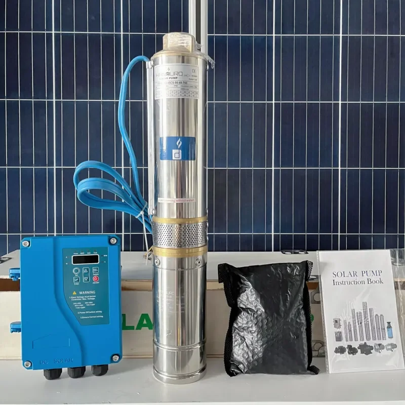Imagen 6: ¡Novedad 2026! Bomba de agua solar sumergible de 3HP, 1.25 pulgadas, 6.5m³/h, 255m, 280V para pozo profundo