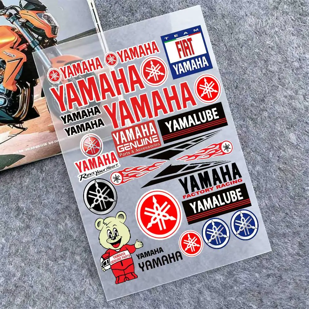 

Наклейки для мотоциклов YAMAHA, предупреждающие о безопасности в темноте, светоотражающие наклейки 3M для шлемов скутеров