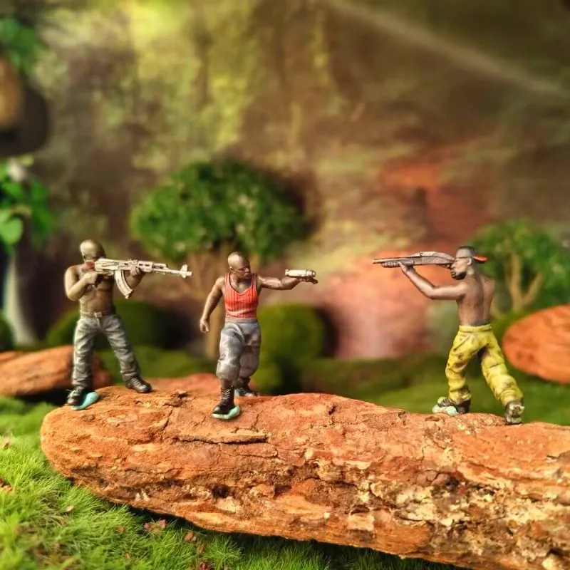 ตุ๊กตาจิ๋วรูปคนขนาด 1/64 สำหรับตกแต่งภาพถ่าย/เค้ก อเนกประสงค์ ของเล่นจิ๋วเรียบง่าย รุ่น LI951