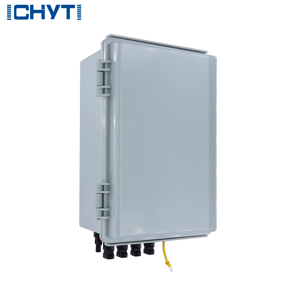 New Waterproof Outdoor Surface Mounted 4-in-1-out 600V IP65 Solar PV Surge Lightning Protection DC Distribution Box Combiner Box