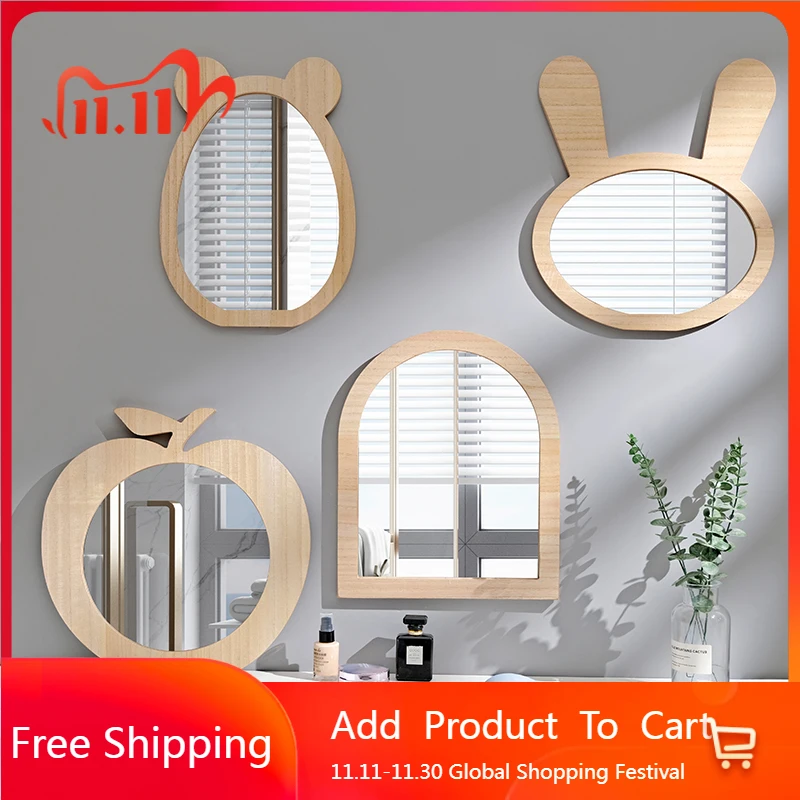 عناصر الديكور مرآة الحديثة جدار الغرور مرآة غرفة نوم صغيرة فاخرة معلقة غير تقليدية Spiegel غير النظامية Espelhos المنتجات المنزلية