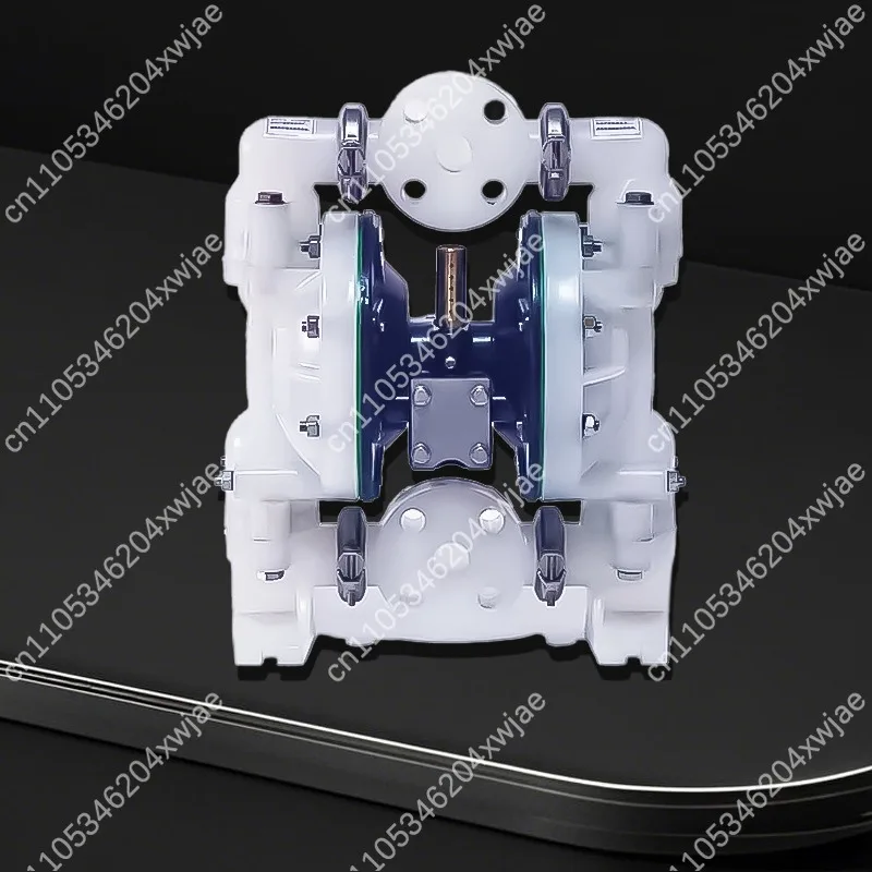1 Inch Air Operated Double Diaphragm Pump Plastic Pneumatic High Flow 50m Lift Chemical Transfer Pump
