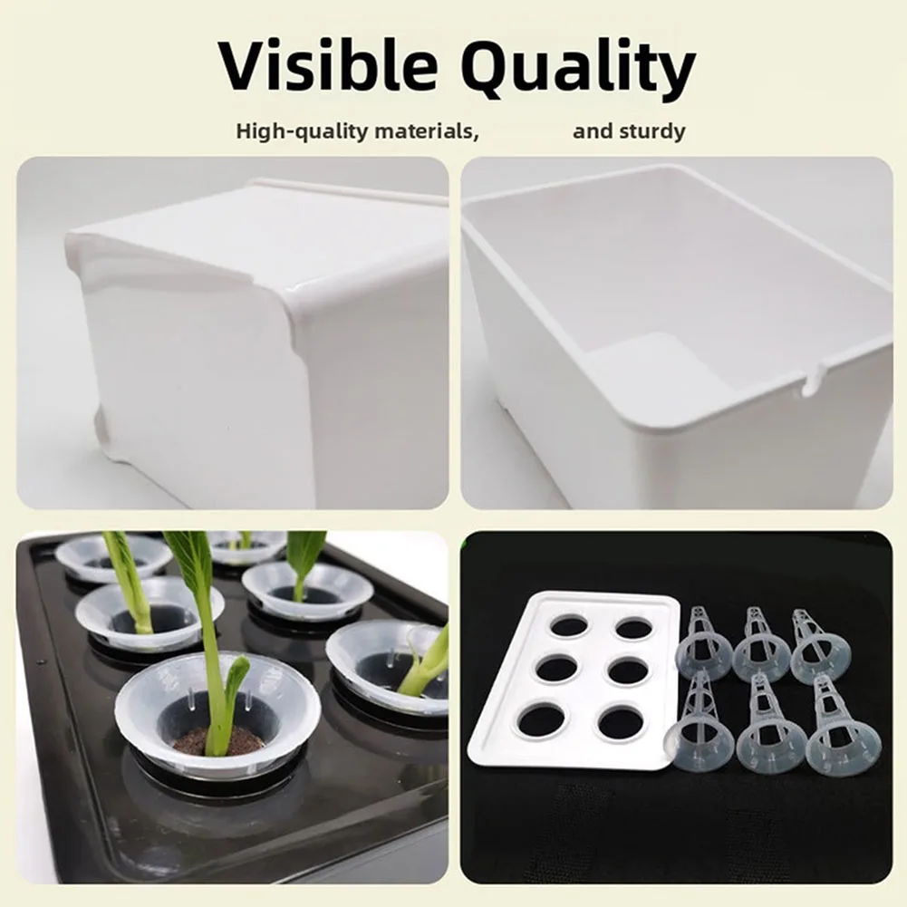 Vertical Garden Container Plant Growth Bucket Kit Efficient Drainage System Space-saving Design Robust Construction