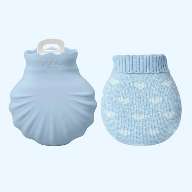 Hot Water Bag Cute Warm Silicone Bag With Cover Warm Water Pack Silicone Hot Bottle Bag Small Cute Hot Water Bottle With Cover