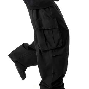 Erkek bol kesim İpli pantolon, kargo, tasarım, klasik, cepler, Çok Kanatlı, kaykay için uygun, sokak, kamp, açık havada Pantolondaki en iyi 10 satış ve açık - №4