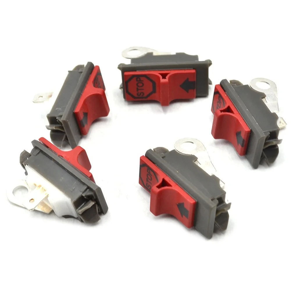 2Pc 503717901 Kill Switch Compatible With=Husqvarna 36 41 42 55 61 142 268 272 365 Chainsaw On-Off Stop Part Outdoor Garden Tool