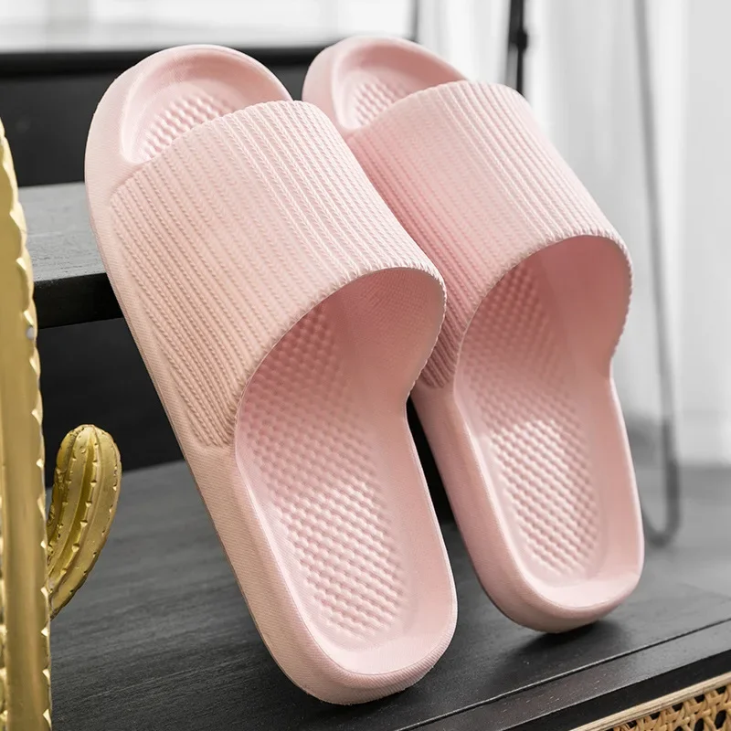 Couple Slippers Summer Home Feet Stepping Feeling Simple Light Comfortable Home Living Room Bathroom Slippers Sandalias Hombre45