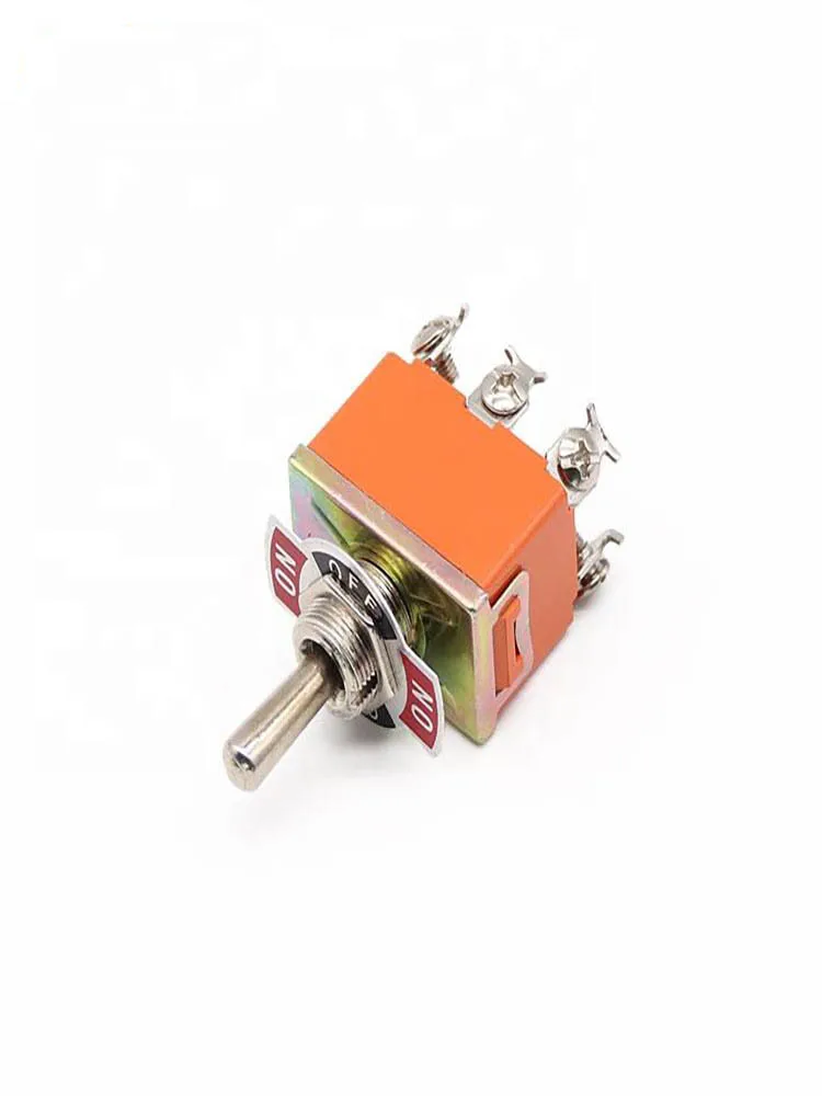 10PCS E-TEN1322 ON-OFF-ON 3 Position 6 Pins Toggle Switch 15A 250VAC Power Rocker Switch