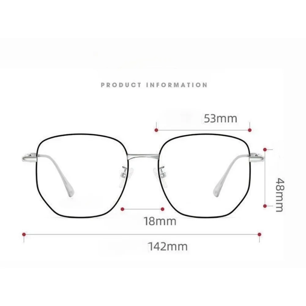 Koreanische Mode Anti-Blaulicht/Strahlung Computerbrille für Männer Frauen – Detail 7