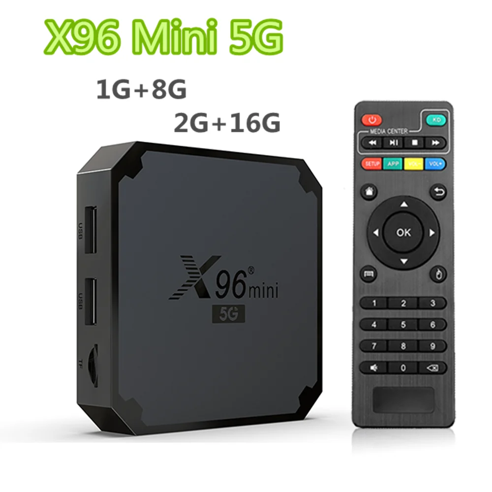 X96 MINI Media Player Set Top Box, Caixa de TV Android 9.0, Amlogic S905W4, X96mini Plus, 2.4G, 5G, WiFi, 4K HD, 4 pcs