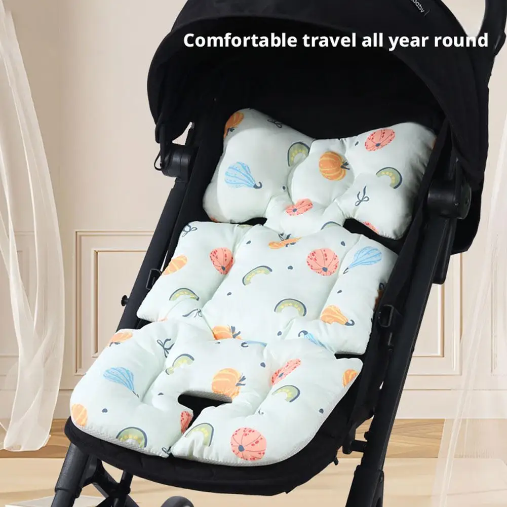 Baby Stroller Cushion Pad Soft Breathable Universal Stroller Liner Thick Infant Pram Seat Mat Baby Car Seat Cover