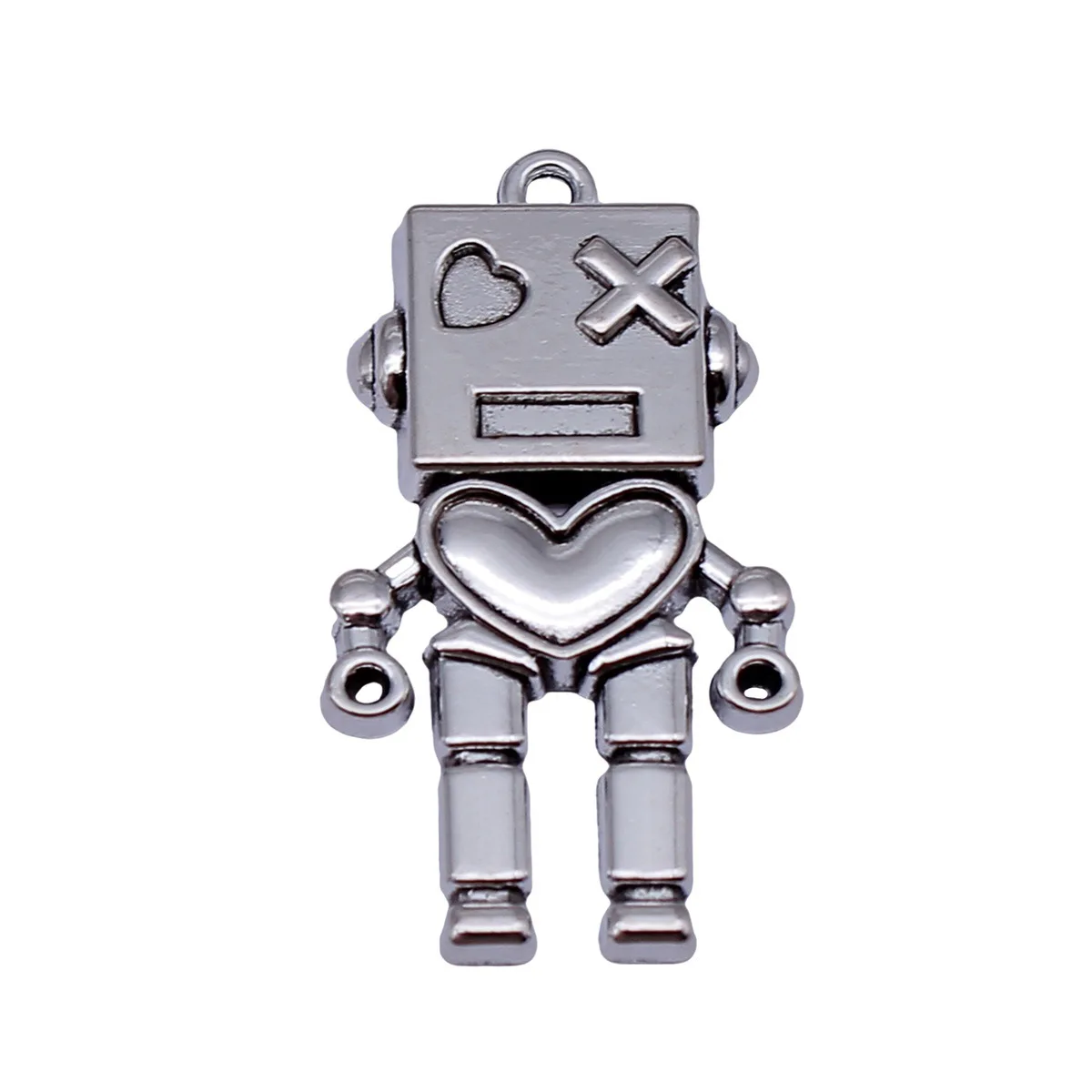 Rainbow Charms Galaxy Space Robot Pendants Astronaut For Kid Jewelry Making Findings