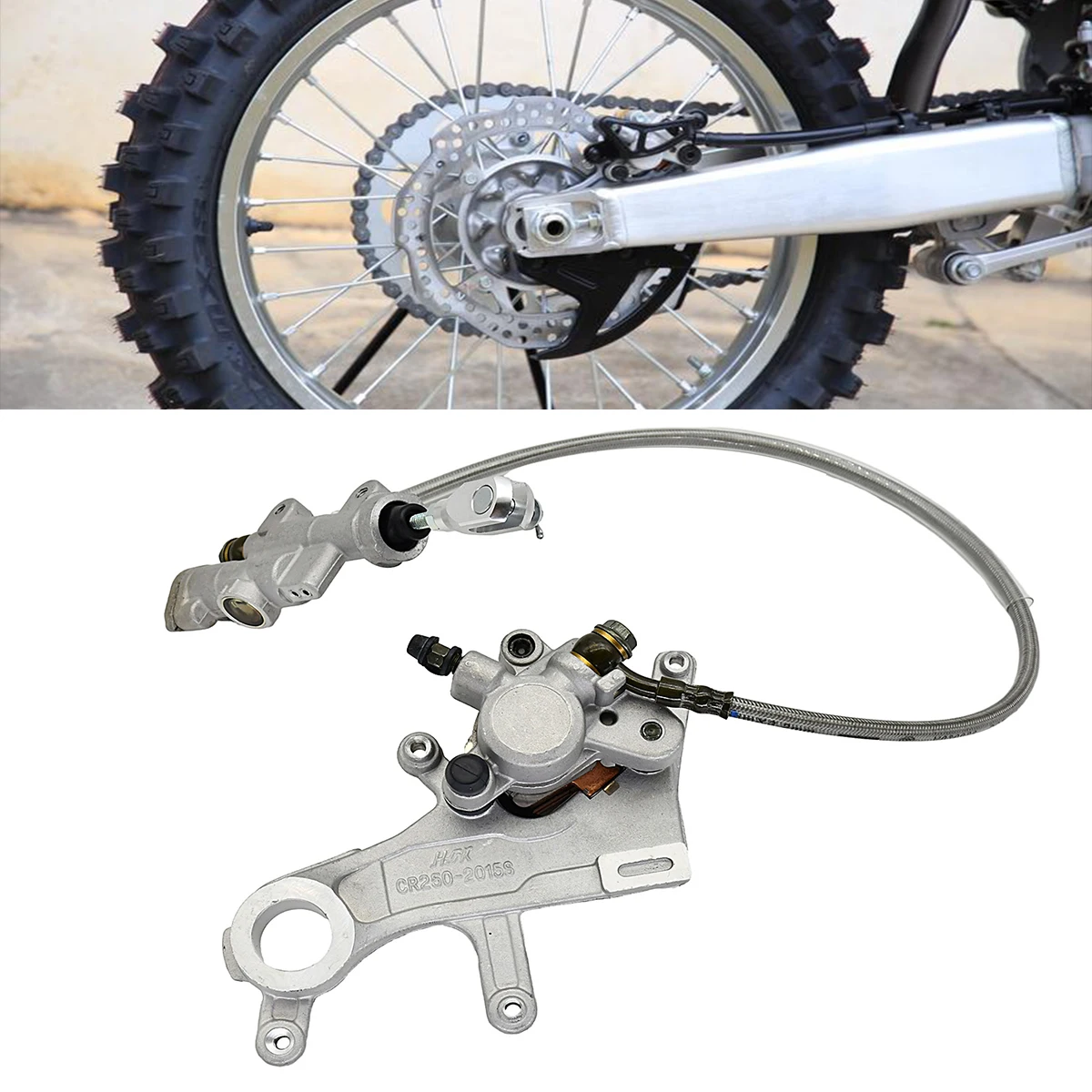 

Motorcycle Rear Brake Caliper Hydraulic Brake Pump Assembly For Honda CRF250X CRF450X CRF250R CRF450R CRF450L For Kayo T4 T6 K6
