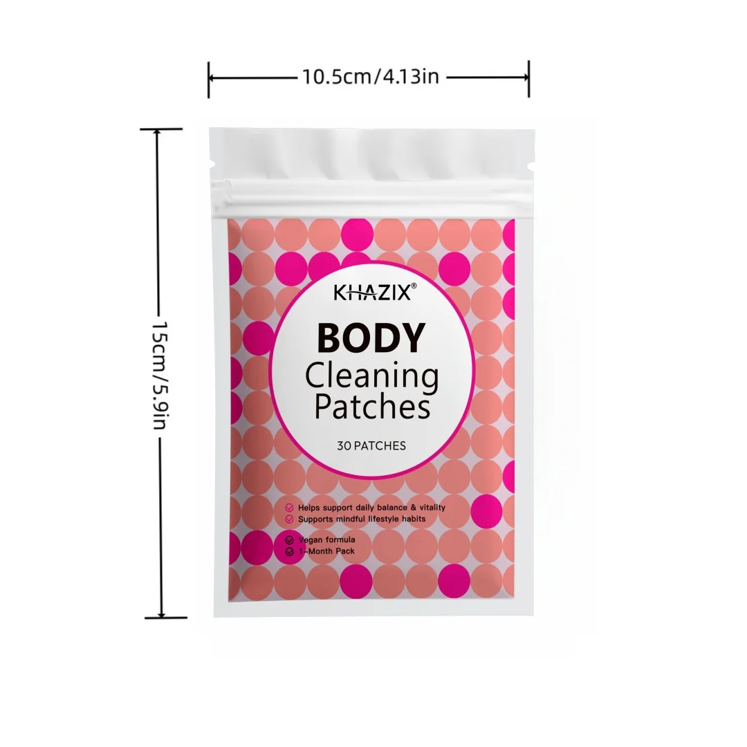 30Pcs Energy Patches Natural Ingredients Vegan Friendly Daily Energy Boost Patch Portable Body Stickers for Work Travel Sports