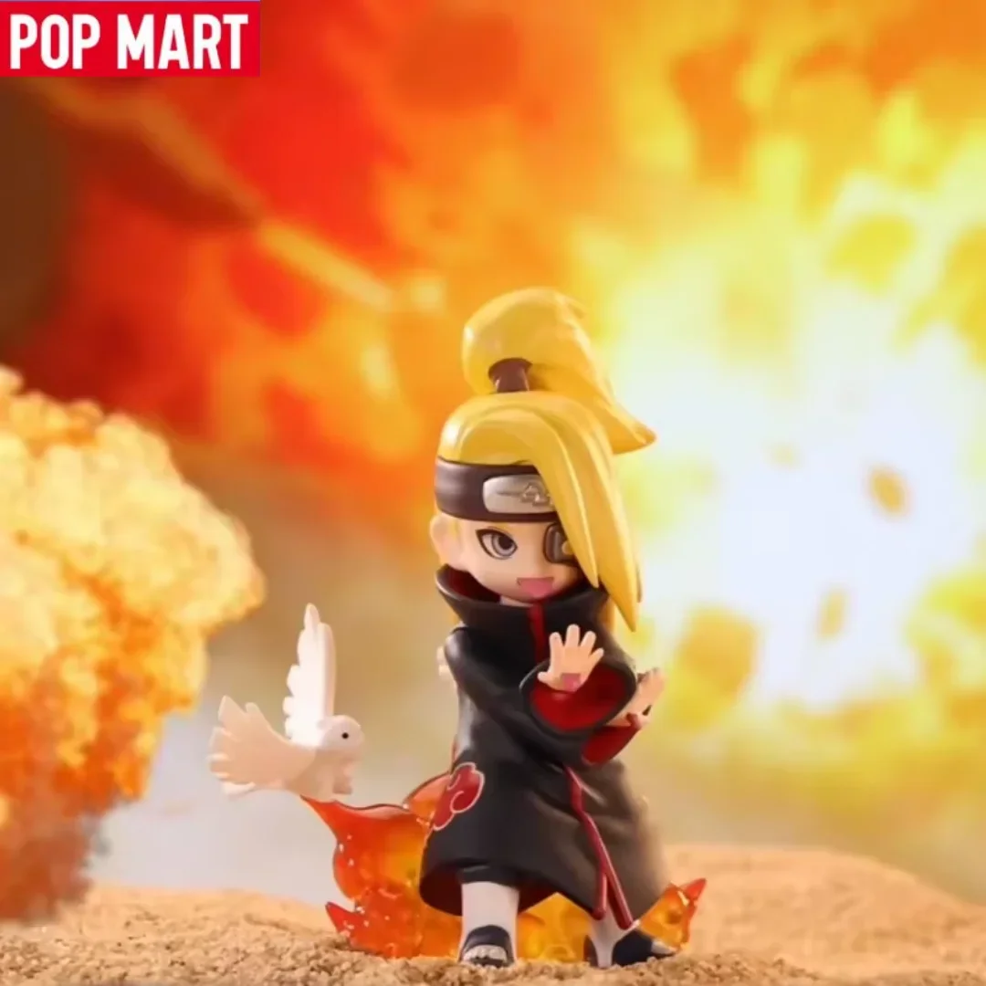 

POP MART GONG Naruto Shippuden Akatsuki Arc Series Blind Box Guess Bag Original Toys Doll Cute gift Anime Figure Ornaments Gift