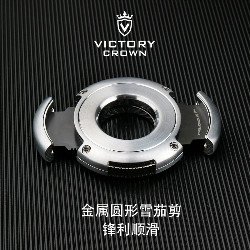 Portable Round Cigar Cutter Luxury Stainless Steel Cutters Pocket Guillotine Cut 62 Ring Gauge Cigar Accessories Gift