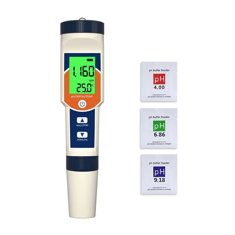 

Цифровой тестер качества воды B68C 4-в-1: pH, ОВП, H2, температура, измеритель PPM, анализатор воды для бассейнов, питьевой воды и пищевых продуктов