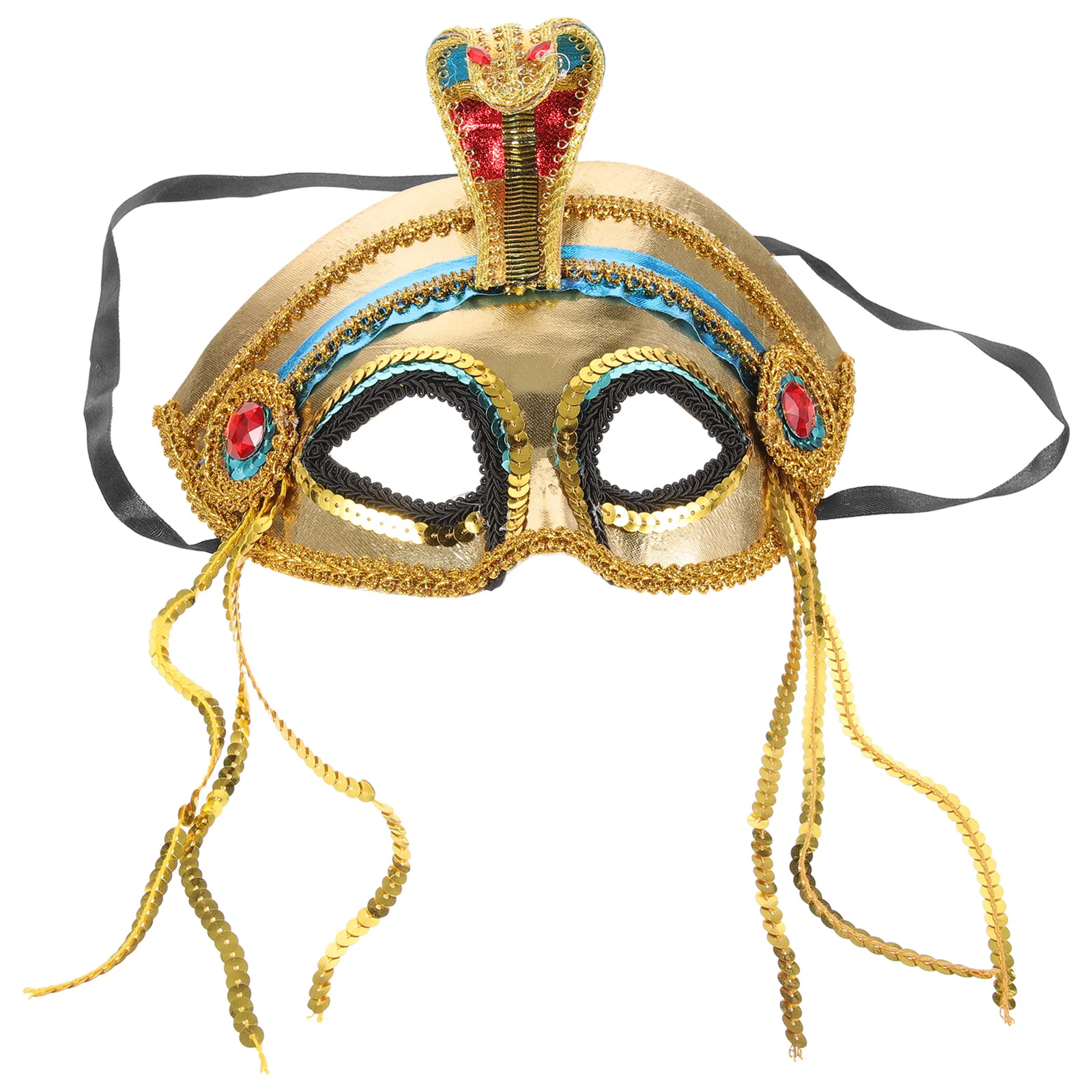 

Egyptian Cobra Headdress Women Halloween Mask Realistic Costume Unique Decorative Accessories for Masquerade Balls Festivals