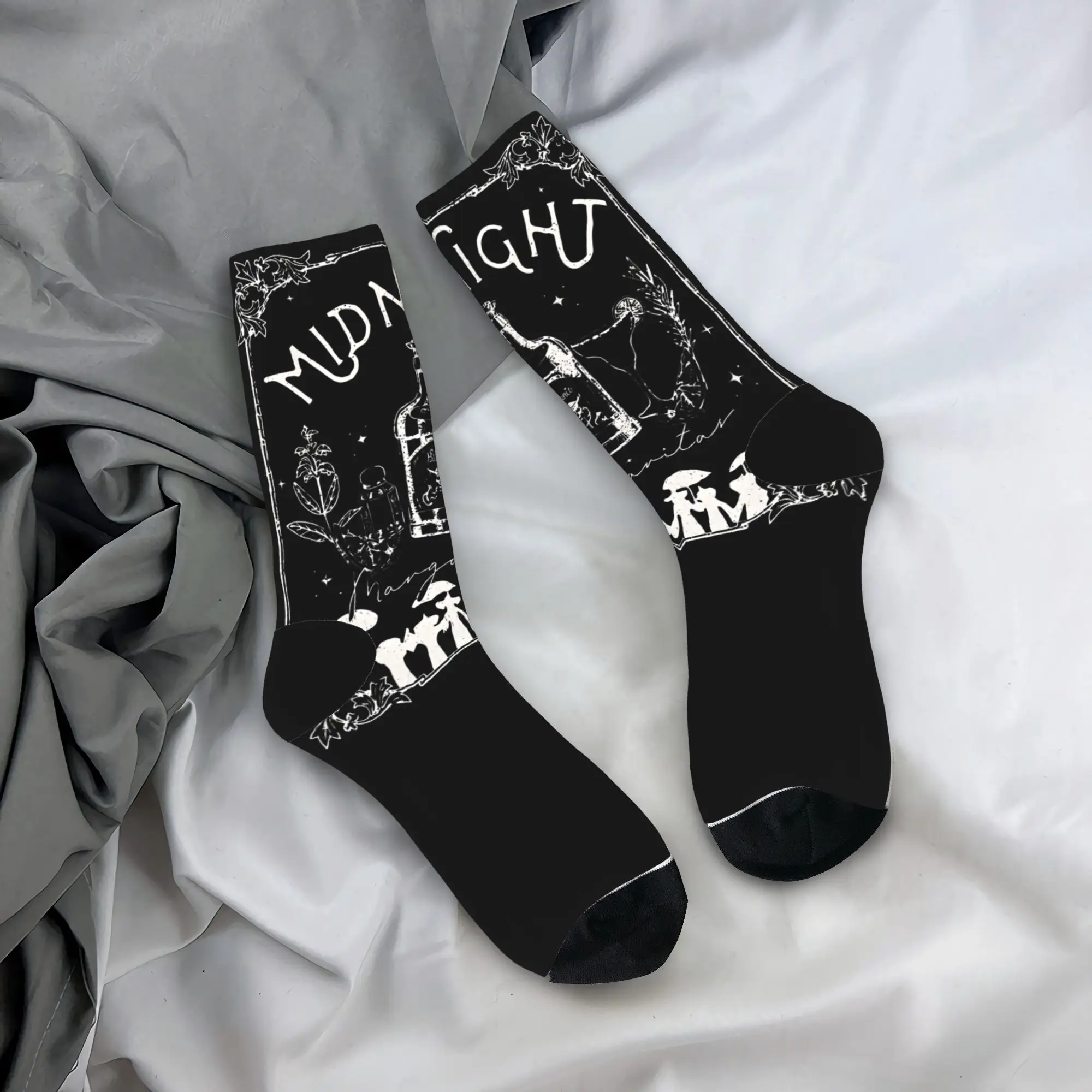 Practical Magics Socks Autumn  Stockings Fashion Men Medium Soft Socks Pattern Running Sports Non Slip Socks