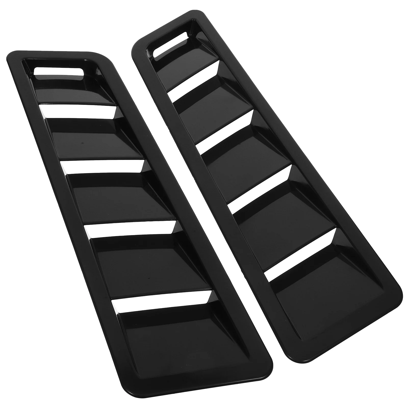 

2pcs Car Hood Vent Airflow Grille Automotive Exterior Accessories Side Hood Vents Vehicle Intake Ventilation Engine Overheat