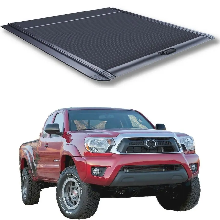 

Ousaier Retractable Aluminum Manual Roller Lid Shutter Roll Up Tonneau Cover For Tacoma 6FT (73.7 Inch) 2016-2022