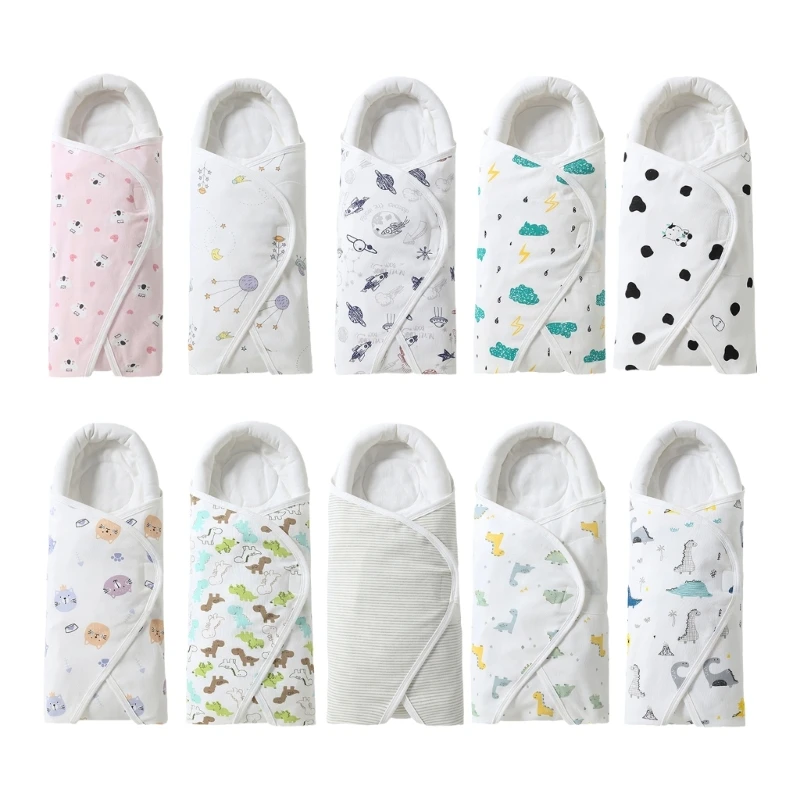 Warm Baby Sleeping Bag Stroller Sleep Sack Newborn Soft Thick Swaddling Blanket Baby Receiving Blankets Nursery Wrap