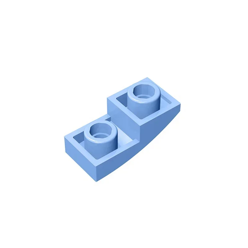 20PCS MOC 24201 Parts 1x2 Curved Inverted DIY Building Blocks Creative Stacking Bricks Educational Toys for Kids