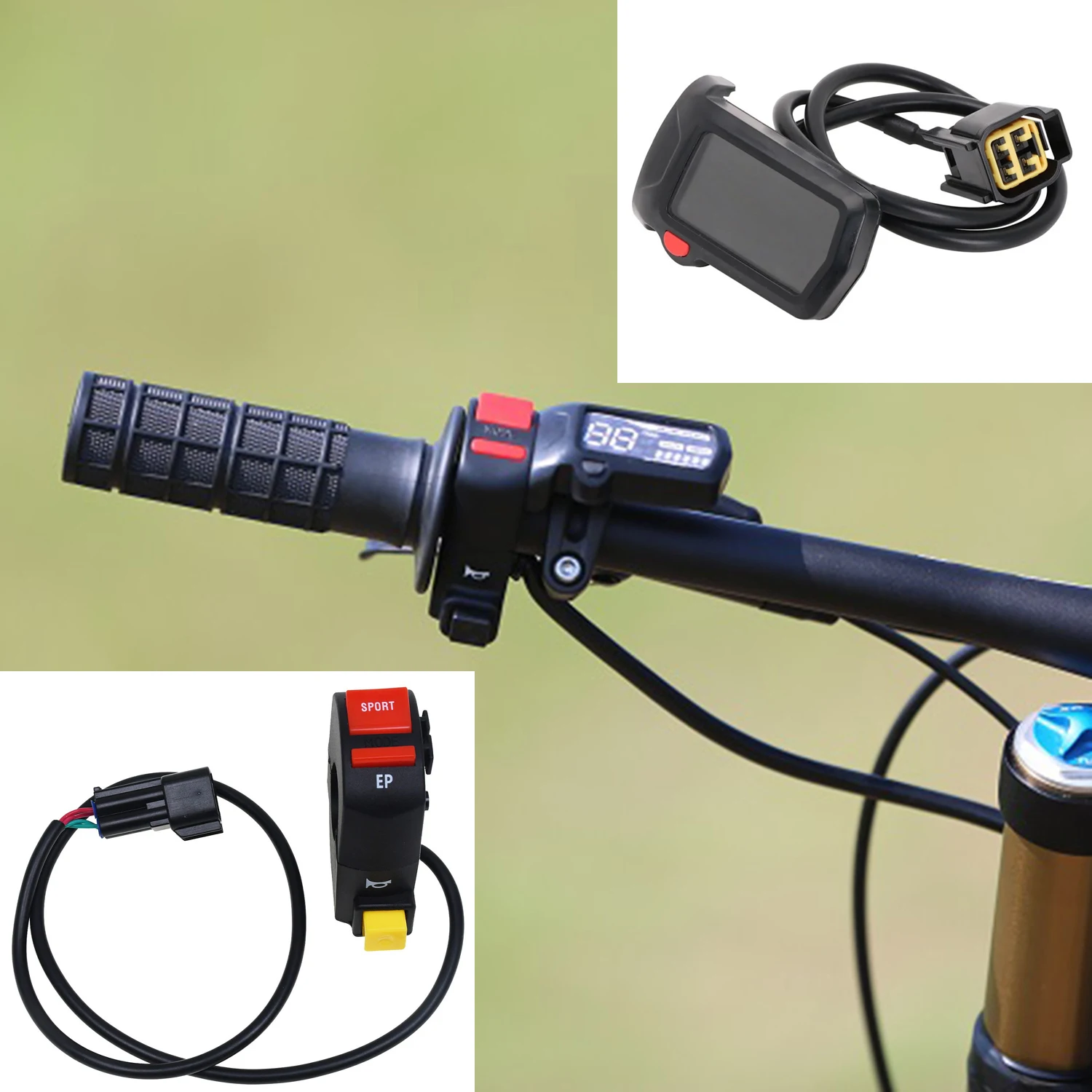 Electric Motorcycle SPORT/EP Power Mode Switch Selector Horn Switch Hour Meter Speed Meter Speedometer For Surron Light Bee S&X