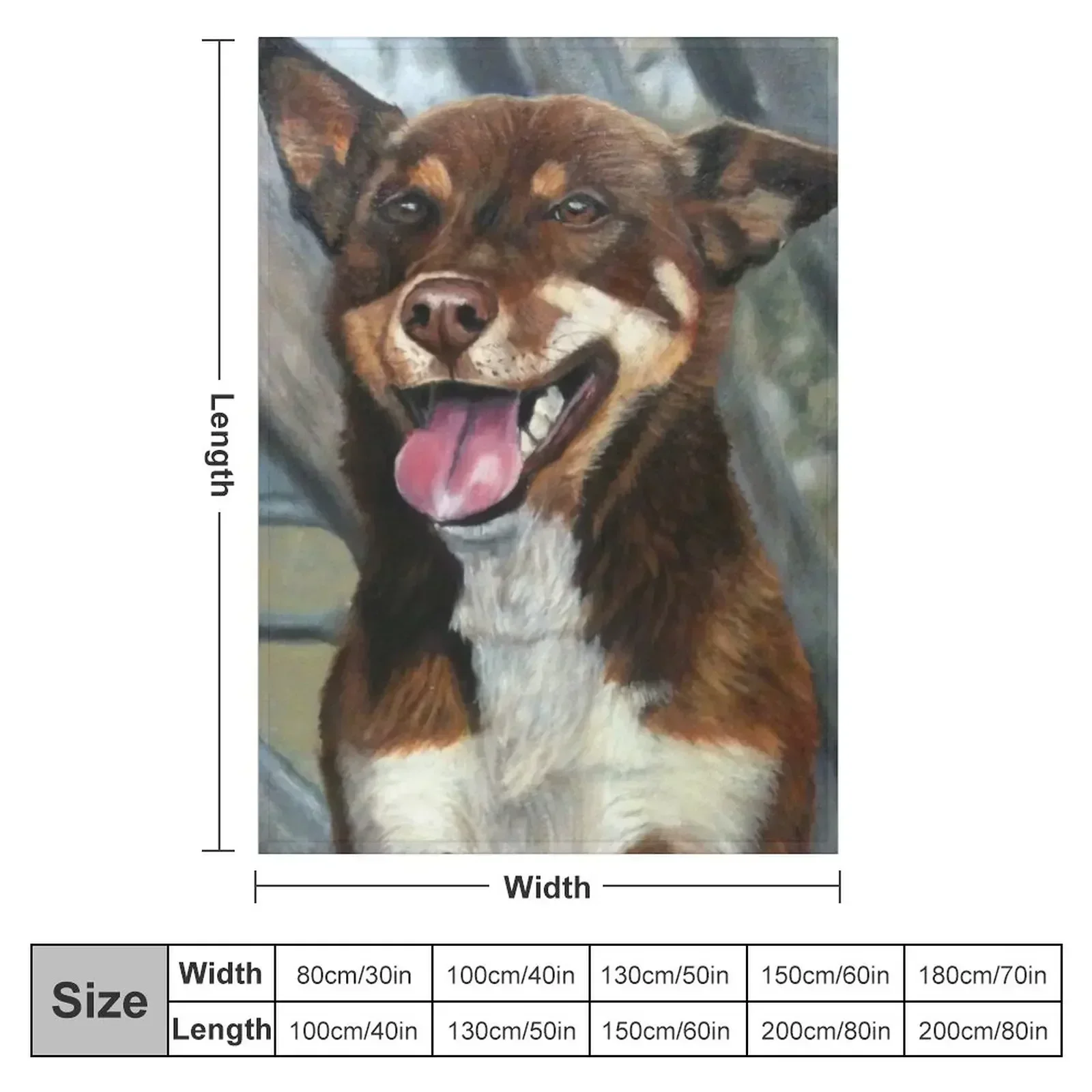 Kelpie Throw Blanket Cute Plaid Softest Luxury Throw Loose Blankets