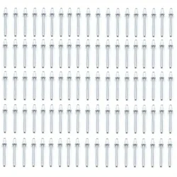 50pcs White Painted Blind Rivets Round Head Hollow Rivets Aluminium Steel Home Decoration Rivets Hardware Fastener DIA 1/8