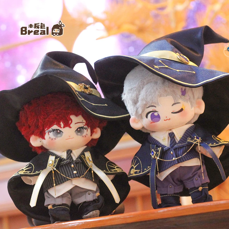 

Original Prayer Stars Series Halloween Magic Hat Uniform Costume Suit 20cm Clothes Handsome Outfit Cosplay