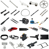 Flywing FW450L RC Motor ESC Servo Helicopter Parts Original and Upgrade Battery  Belt Gear Main Shaft Feathering Shaft RC Parts